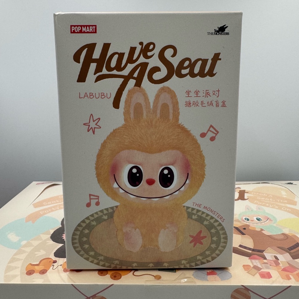 POPMART "HAVE A SEAT" LABUBU, 1 Blind Box